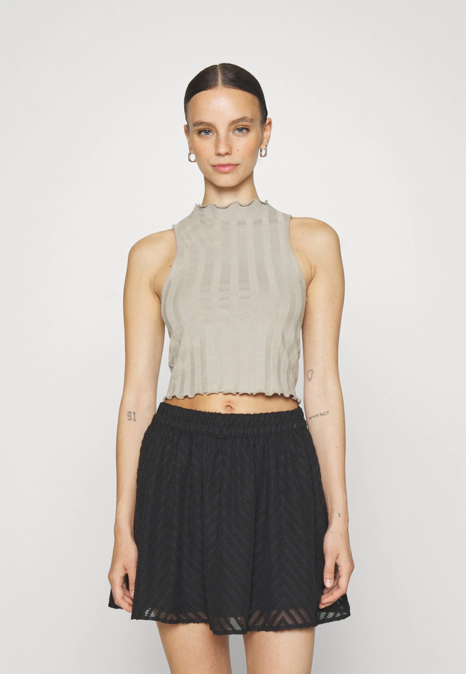 2 Pack - Top - Black/Beige 2 2 Pack - Top - Black/Beige - Afbeelding 2