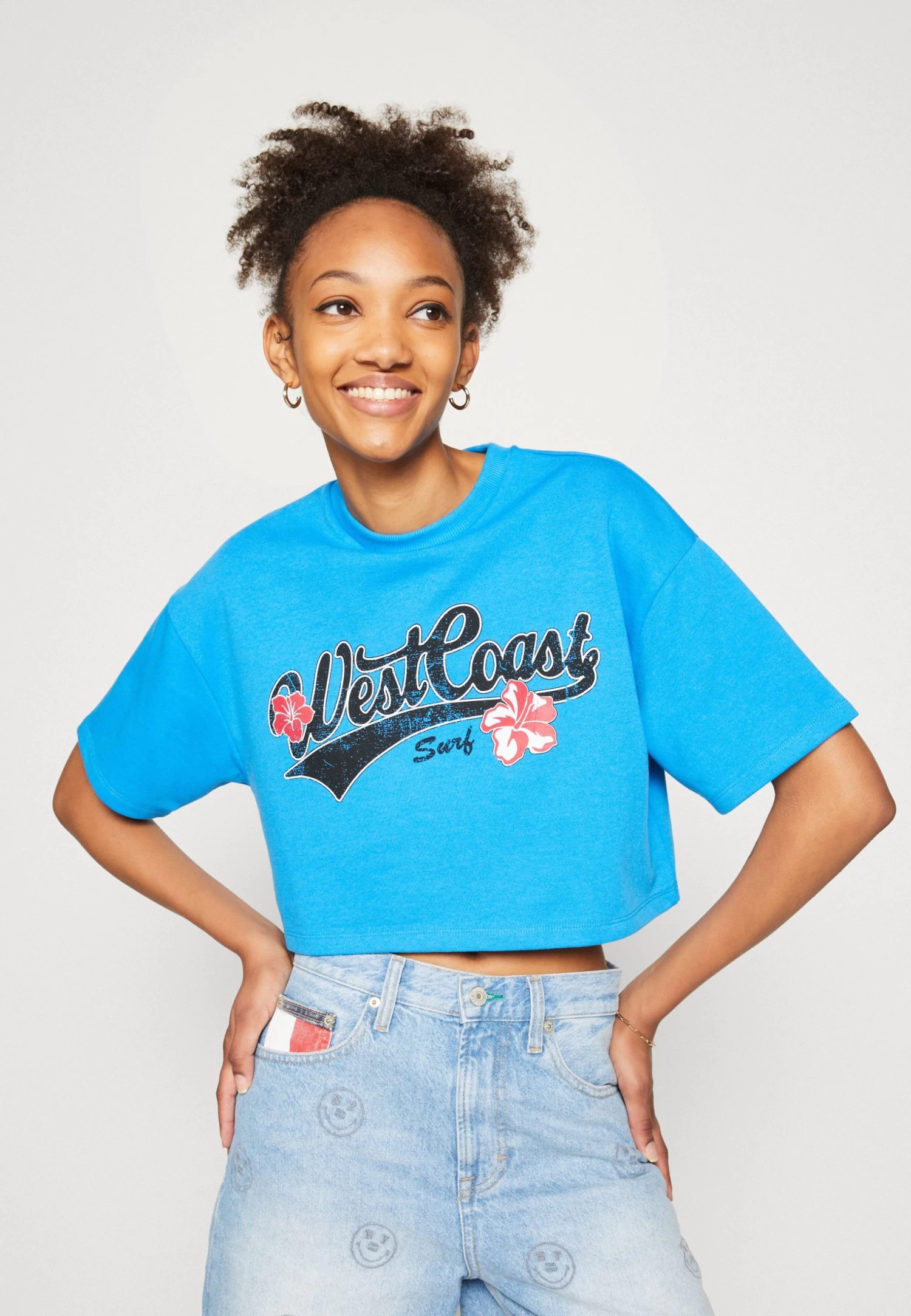 Even&Odd T-Shirt Print - Blue 4 Even&Odd T-Shirt Print - Blue - Afbeelding 4