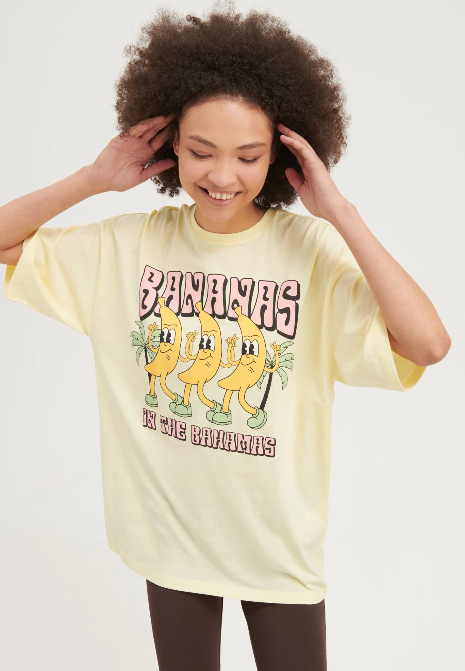 Even&Odd T-Shirt Print - Light Yellow 1 Even&Odd T-Shirt Print - Light Yellow