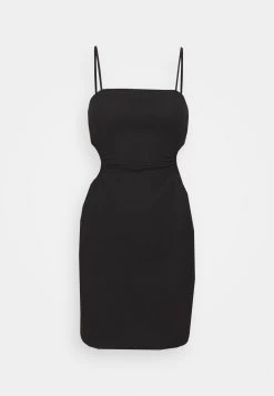 Even&Odd Strappy Open Waist Bodycon Mini Dress (Eo-Ss23-C130-Sp) / 802 - Black - Jerseyjurk - Black -Even&Odd 2e6de8dfe6574f0bb9500e40145f229f