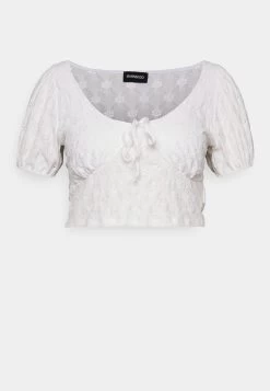 Romantic Top - Blouse - 003 - Off-White -Even&Odd 378b02749ad54a7fbbb5963091d2c453