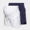 Shorts - White/Dark Blue