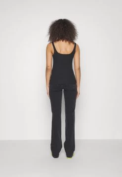 Flared Jeans - Black Denim -Even&Odd 3dfec485026a4fed8442c822b36377a4