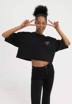 Even&Odd T-Shirt Print - Black