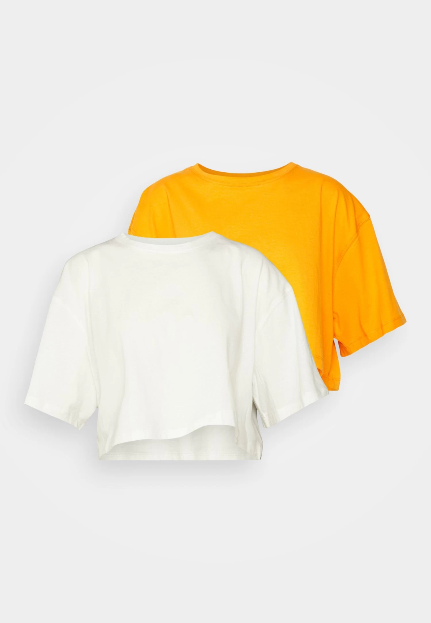 Ultra Crop Tee 2Pack - T-Shirt Basic - White/Orange 5 Ultra Crop Tee 2Pack - T-Shirt Basic - White/Orange - Afbeelding 5