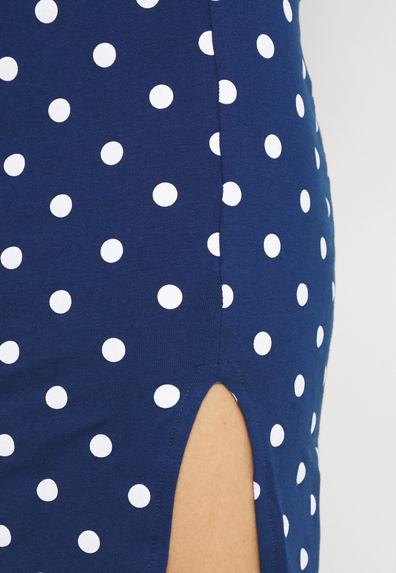 Even&Odd Strappy Mini Bodycon Dress- Jerseyjurk - Blue/White 6 Even&Odd Strappy Mini Bodycon Dress- Jerseyjurk - Blue/White - Afbeelding 6