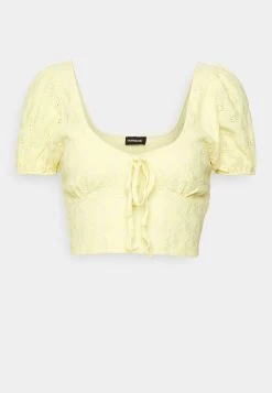 Even&Odd Romantic - Blouse - Light Yellow -Even&Odd 8a905322b8b6434ba91188d75696bf36
