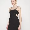 Even&Odd Strappy Open Waist Bodycon Mini Dress (Eo-Ss23-C130-Sp) / 802 - Black - Jerseyjurk - Black