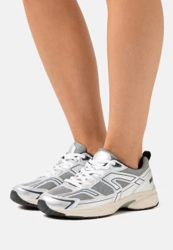 Even&Odd Comfort - Sneakers Laag - White/Silver/Dark Blue