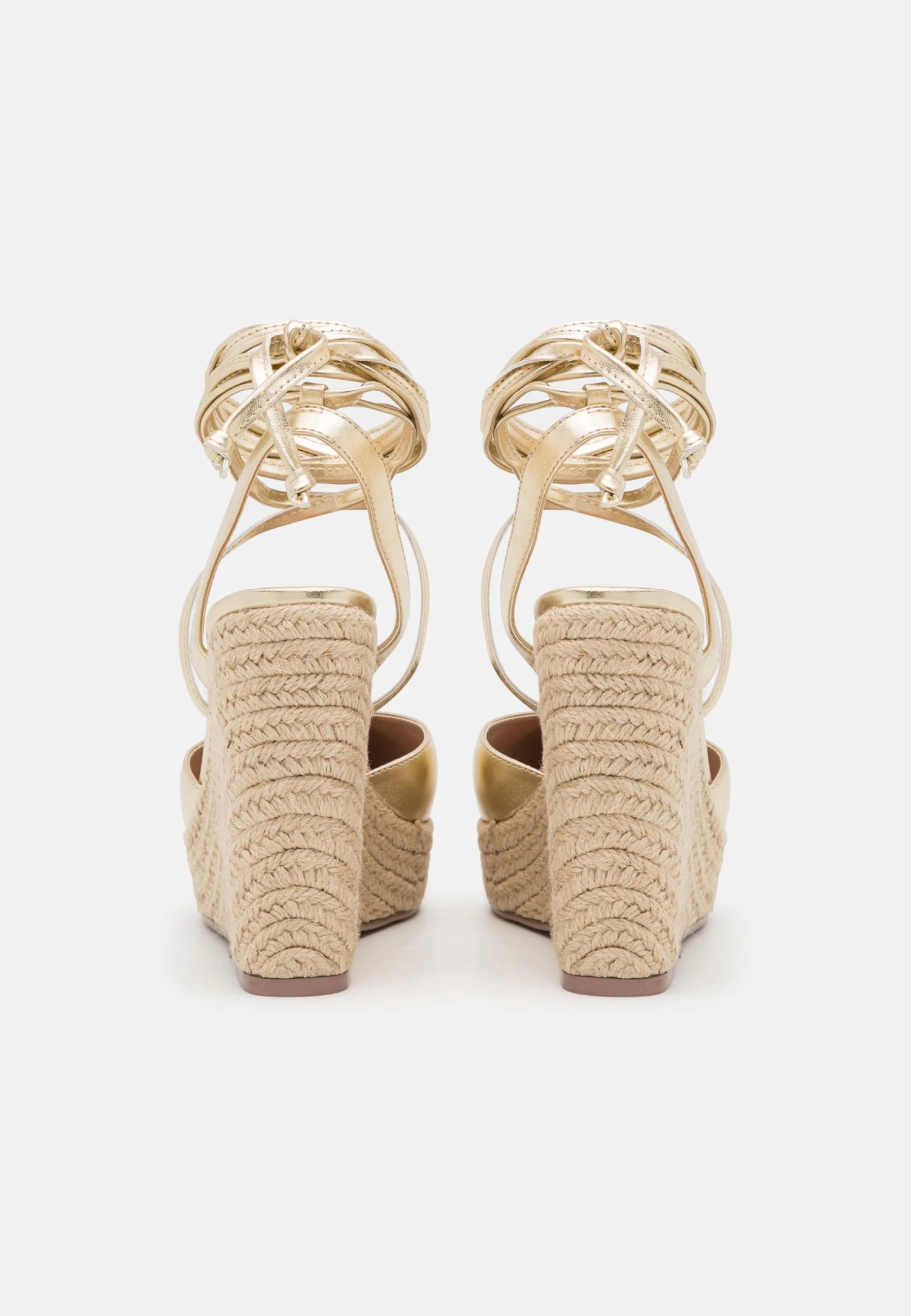 Sandalen Met Plateauzool - Gold 4 Sandalen Met Plateauzool - Gold - Afbeelding 4