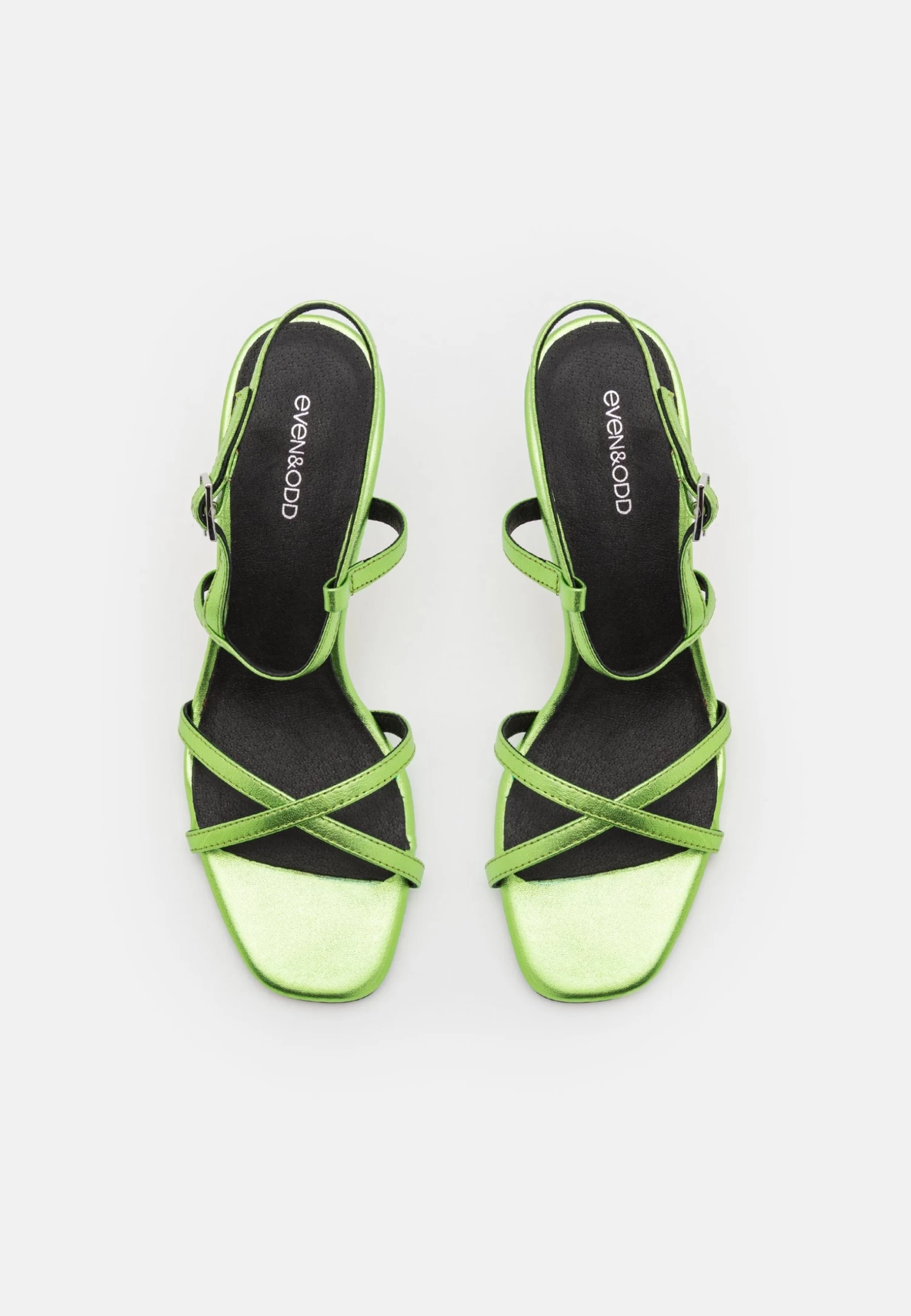 Even&Odd Leather- Sandalen Met Hoge Hak - Green 6 Even&Odd Leather- Sandalen Met Hoge Hak - Green - Afbeelding 6