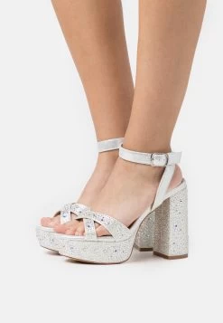 Even&Odd Sandalen Met Hoge Hak - Silver
