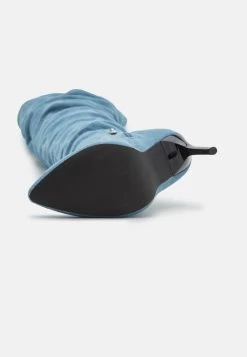 Even&Odd Laarzen Met Hoge Hak - Blue Denim -Even&Odd c1a7a14656d24639a251f6a6cd32ca5b