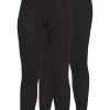 2 Pack- Legging - Black/Black