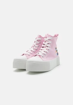 Even&Odd Sneakers Hoog - Pink -Even&Odd cbe9412aad6749f19d6446fbcd23b6f7