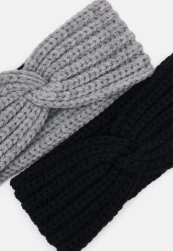 Even&Odd 2 Pack - Oorwarmers - Grey/Black -Even&Odd cd2fe2da8631470c95f0d2d7ae9d5e79