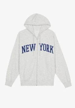 Even&Odd Sweater Met Rits - Mottled Light Grey -Even&Odd d7c2620a3bcd4fe3a40d389cbdff6322