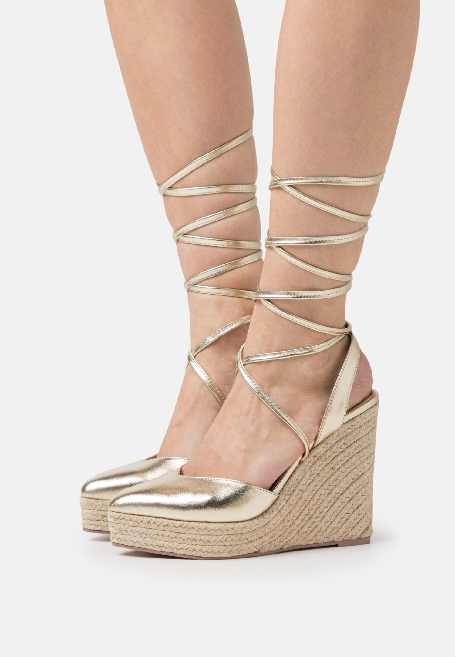 Sandalen Met Plateauzool - Gold 1 Sandalen Met Plateauzool - Gold